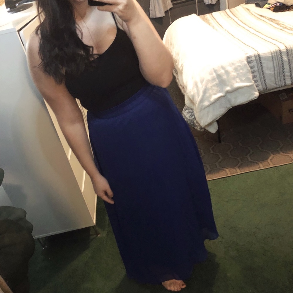 Old Navy Royal Blue Maxi Skirt